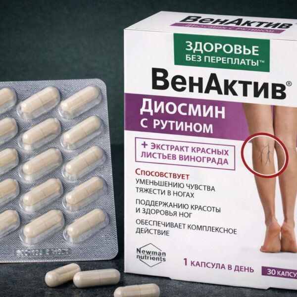 Венактив 600мг капс №30