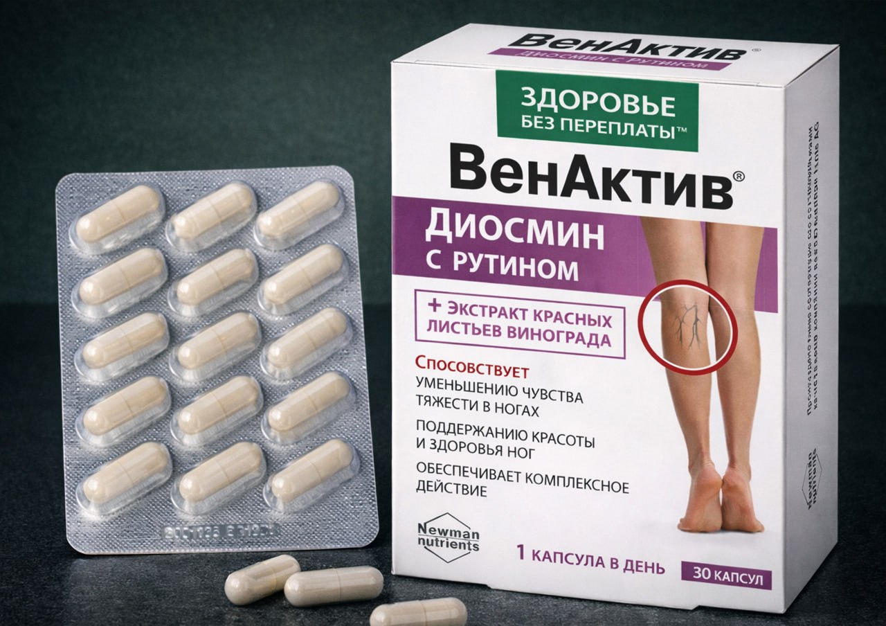 Венактив 600мг капс №30